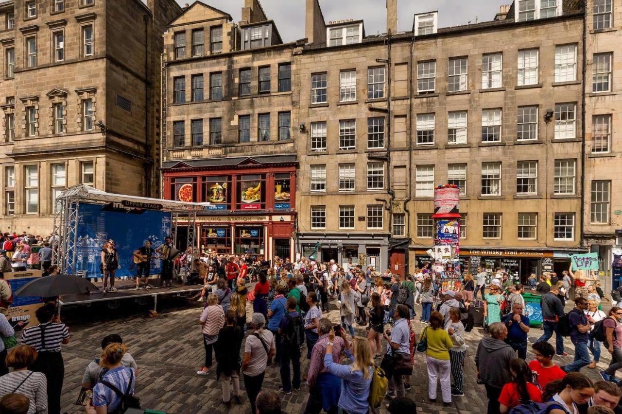 Stunning Panoramic Views: Heart Of The Royal Mile Apartman EDI Kültér fotó